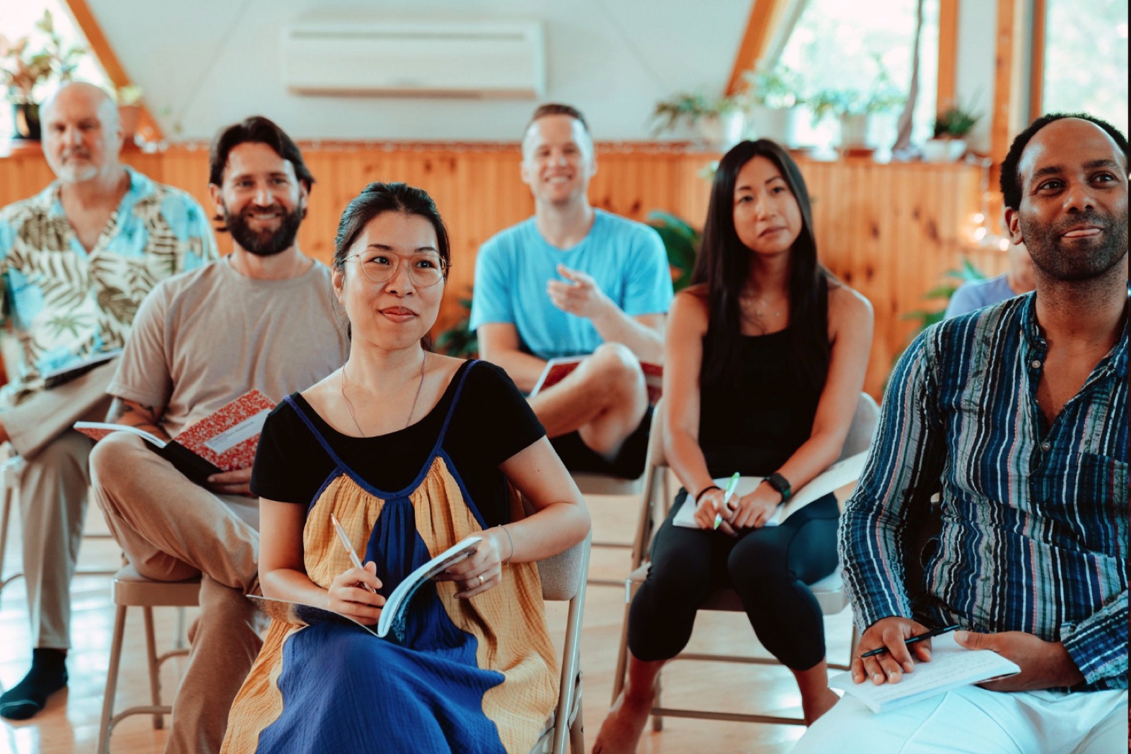 Ramesh teaching a workshop